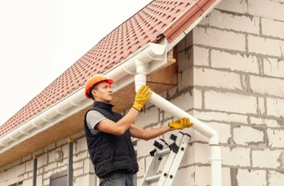 Pose et remplacement de gouttières aux Bondons